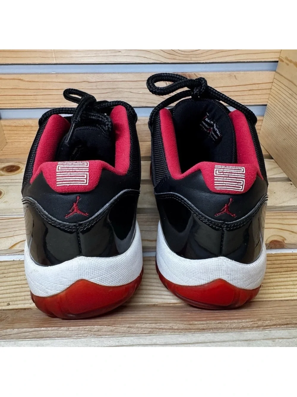 Air Jordan Retro 11 Low Bred 2015 Sneakers Shoes [528895-012] Men's Size 10.5